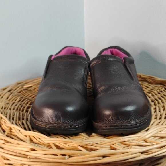 Wolverine Women's Bailey Steel Toe Slip-On 100% Full Grain Leather Safety Shoes - Picture 8 of 14